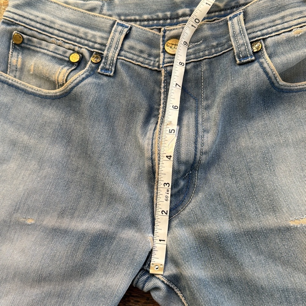 Rare vintage Levi’s 511 faded perfectly distressed jeans size 34 unisex straight - Picture 14 of 17